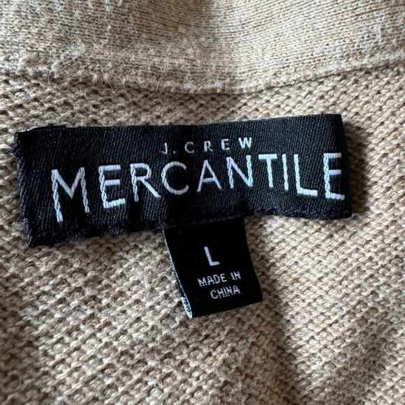 J Crew Mercantile Cardigan Button Dark Academia Twee Cotton Layering Piece Retro - Picture 2 of 6
